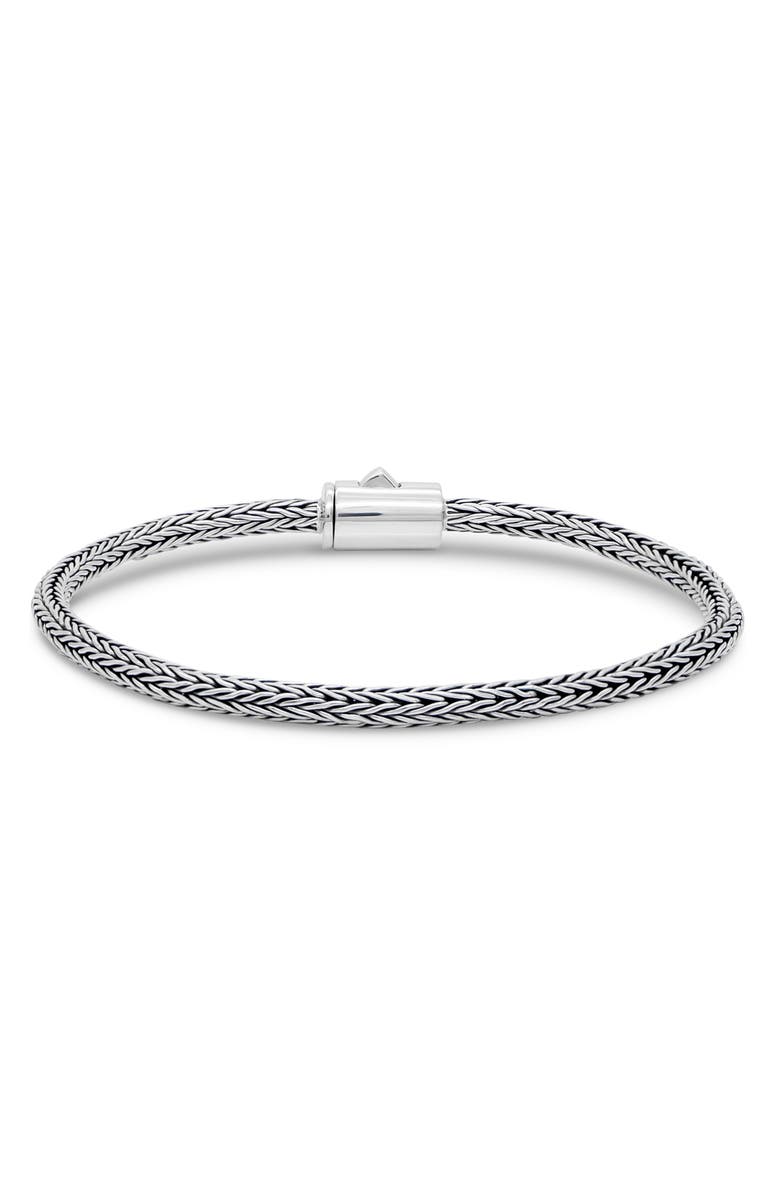DEVATA Sterling Silver Chain Bracelet, Main, color, 