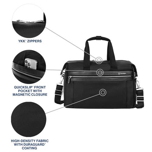 Travelpro Platinum Elite Carry On Soft Travel Underseat Tote Bag In Black
