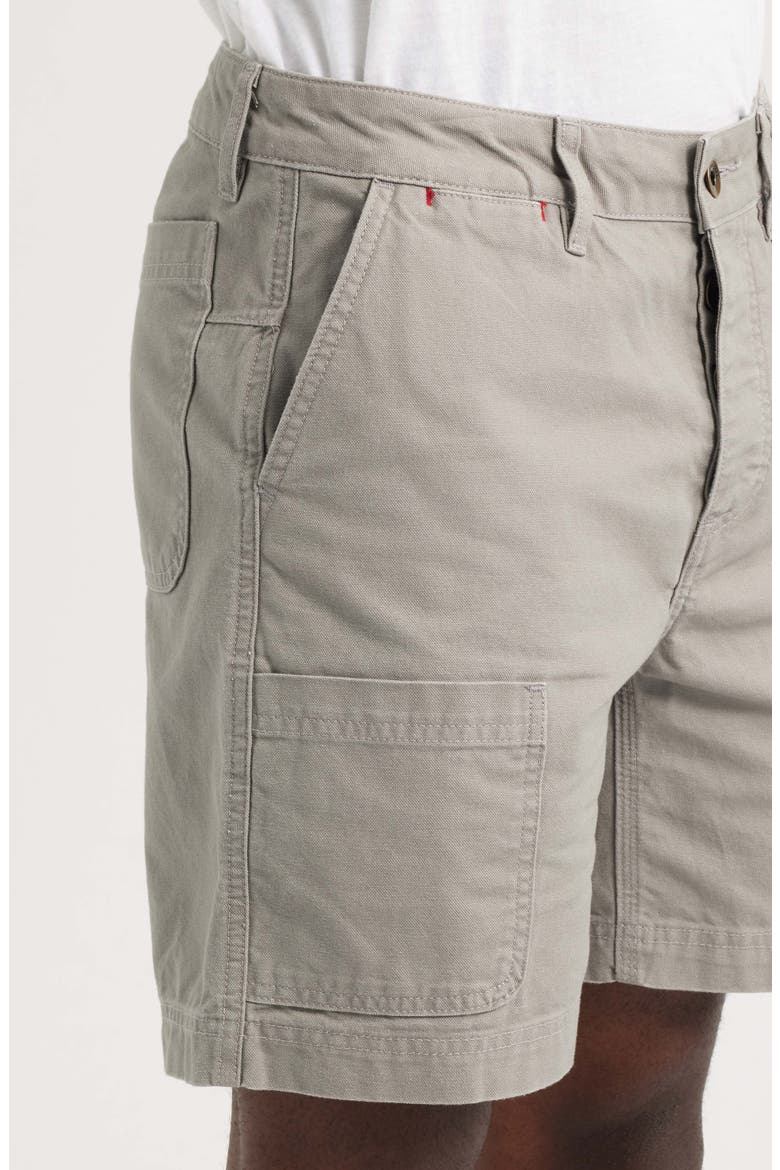 Courier Craft Canvas Shorts, Alternate, color, DRIFTWOOD