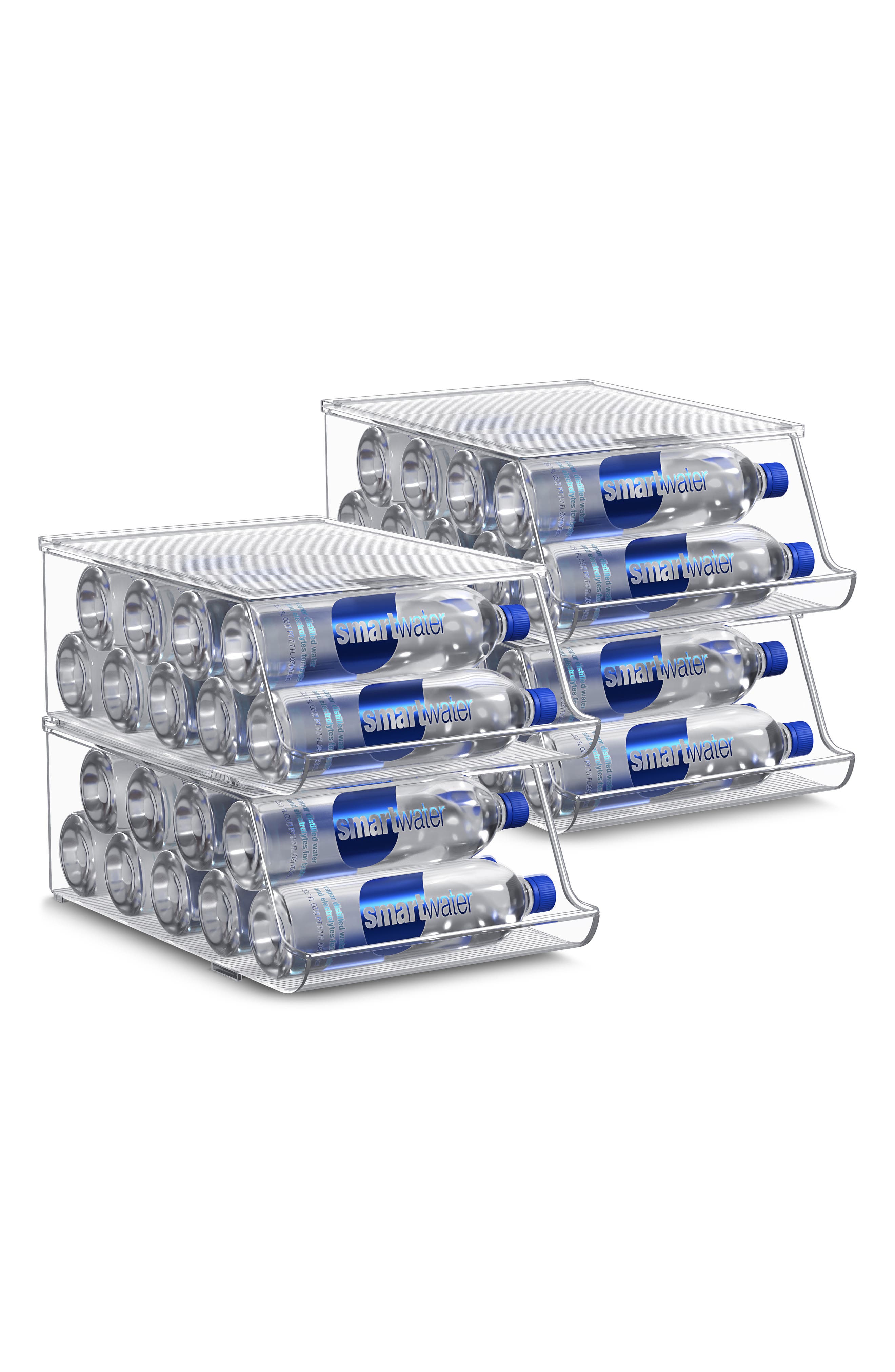 4-Pack Stackable Water Bottle Organizers