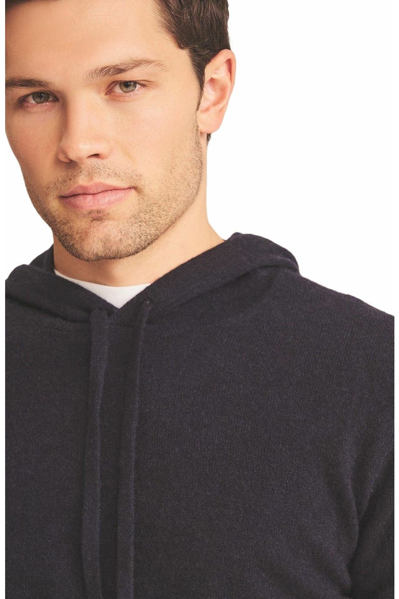 Off-Duty Cashmere Hoodie, Alternate, color, Navy