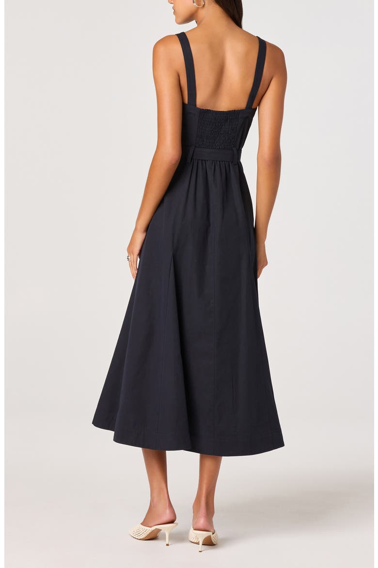McKinely Cotton Blend Dress, Alternate, color, NAVY