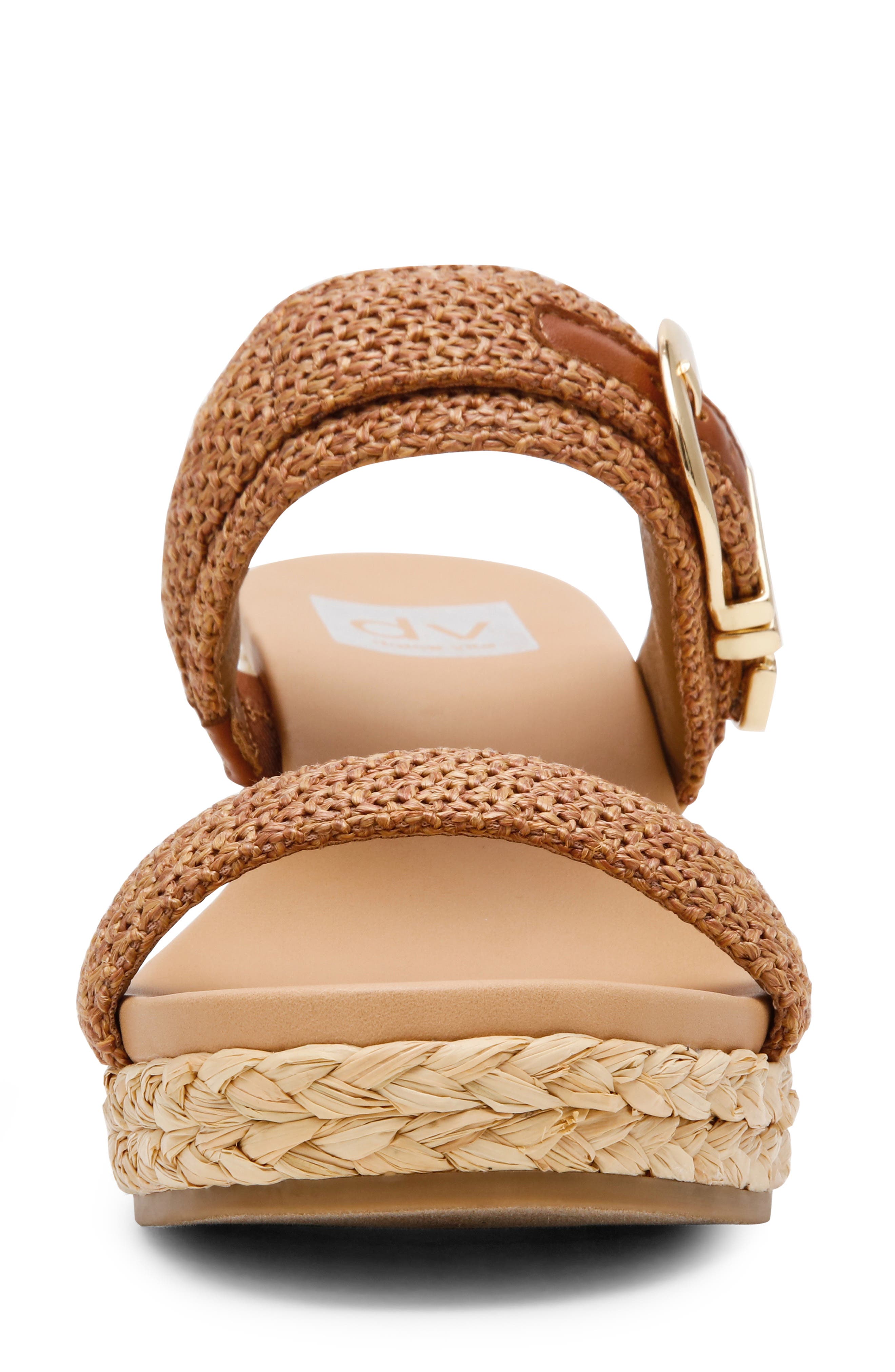DV by Dolce Vita Elena Wedge Sandal, Alternate, color, Cafe