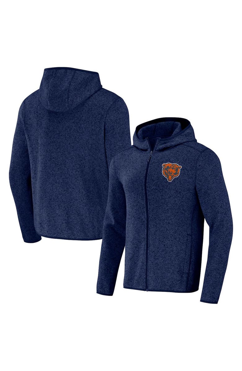 NFL X DARIUS RUCKER Men's NFL x Darius Rucker Collection by Fanatics Navy Chicago Bears Fleece Pullover Hoodie, Main, color, Navy