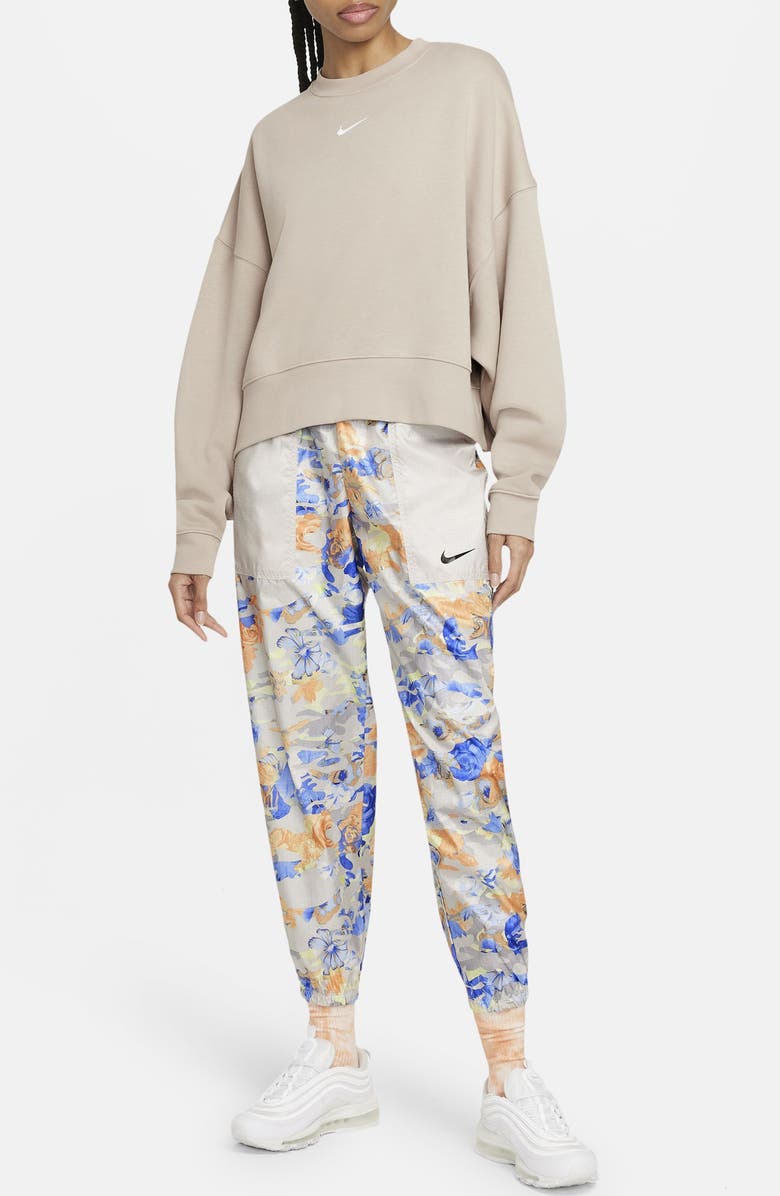 Nike Sportswear Floral Track Pants, Alternate, color, 