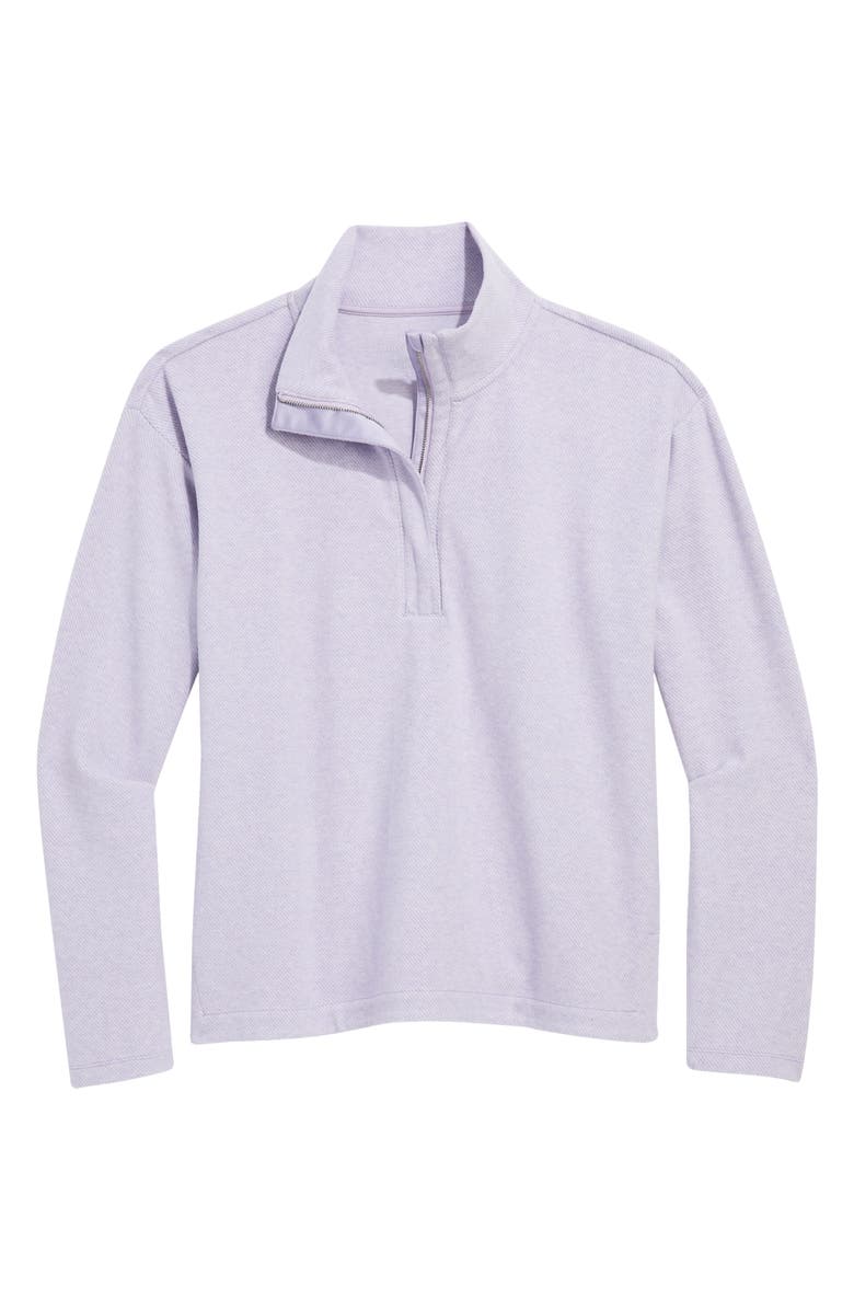 vineyard vines Calmwater Quarter Zip Pullover, Main, color, Lilac Breeze
