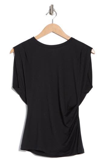Rag & Bone The Jersey Pleat Tank In Black