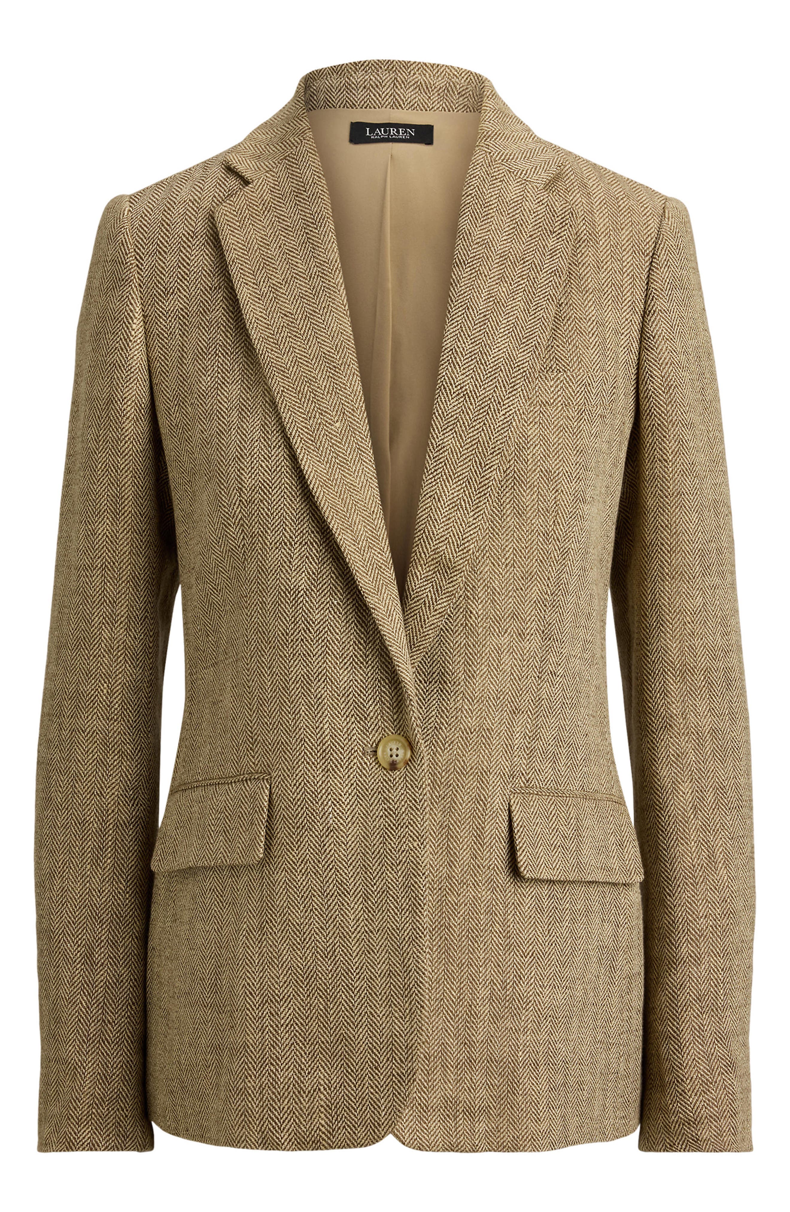 Lauren Ralph Lauren Linen Herringbone Jacket — фото 5