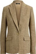 Lauren Ralph Lauren Linen Herringbone Jacket