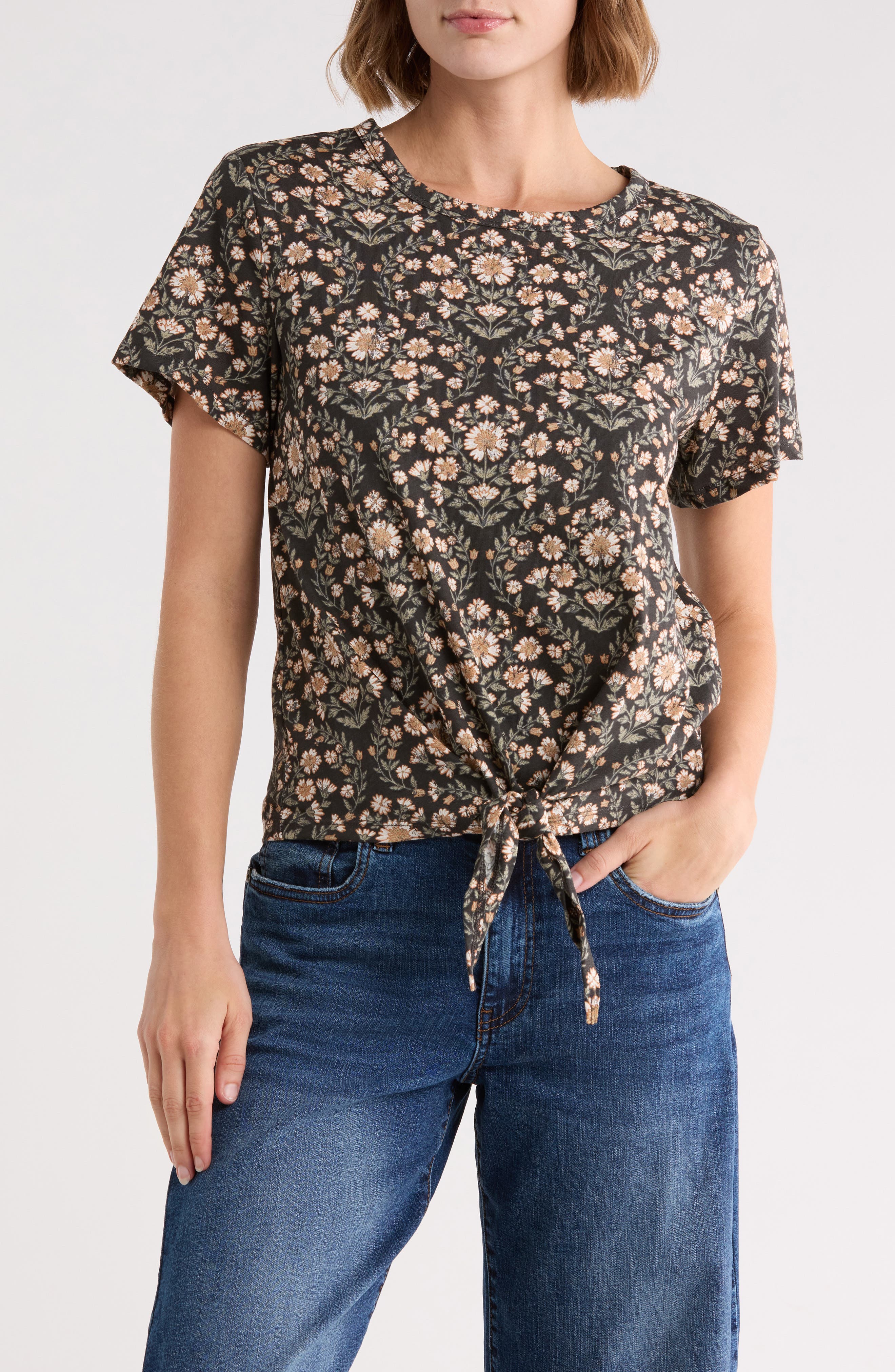 BLACK FLORAL
