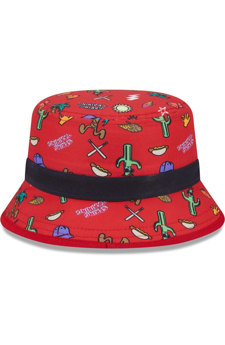 New Era Toddler New Era Red St. Louis Cardinals Spring Training Icon Bucket Hat, Alternate, color,