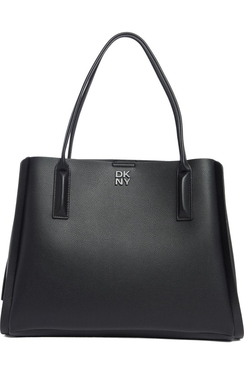DKNY Josie Tote Bag, Main, color, Black/ Black