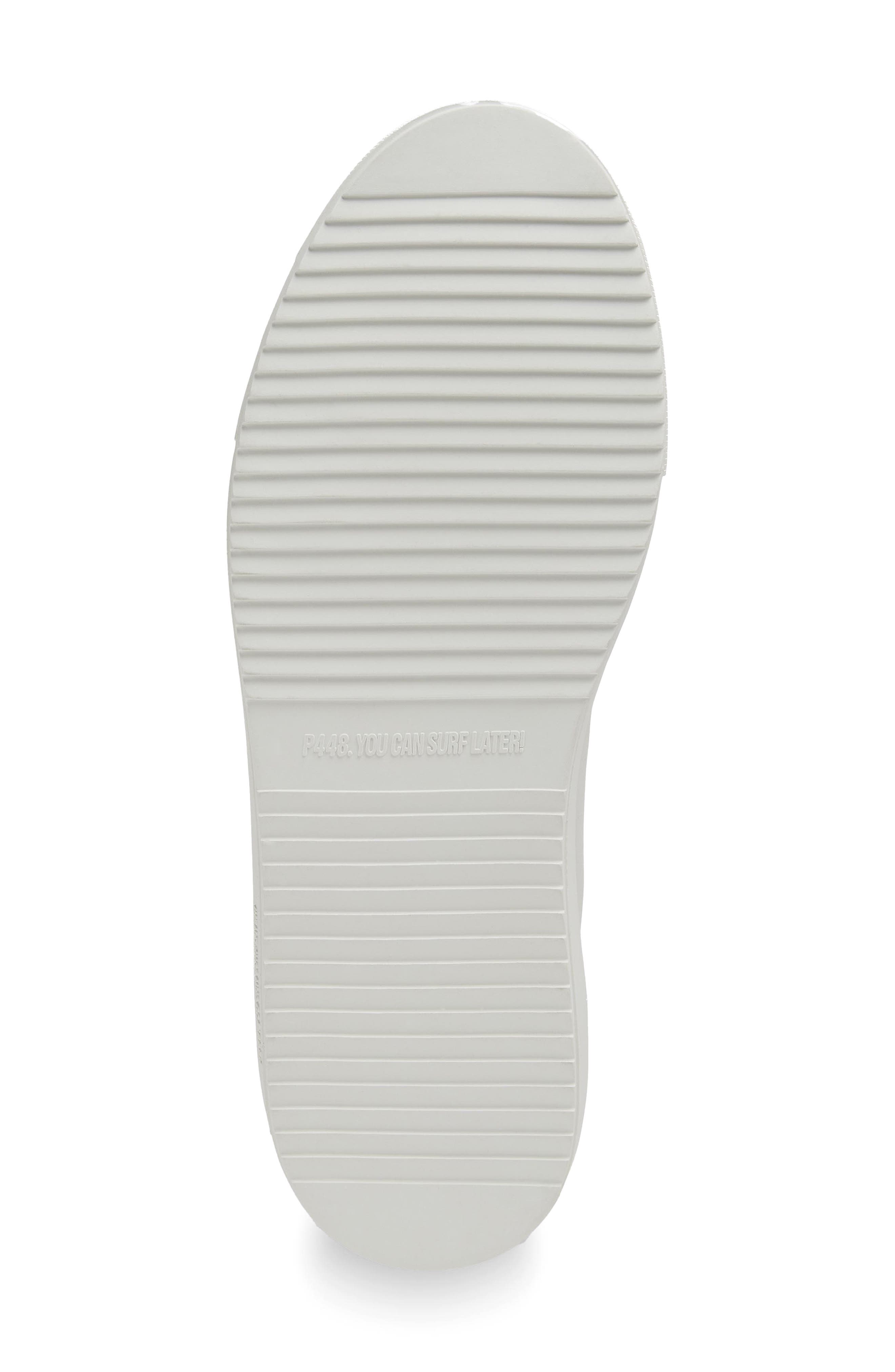 Perforated Sneaker, Alternate, color, PORP-WHITE