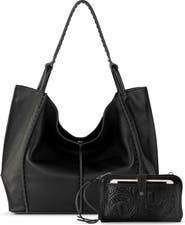 The Sak Los Feliz Large Tote Leather Bag & Iris Smartphone Bundle