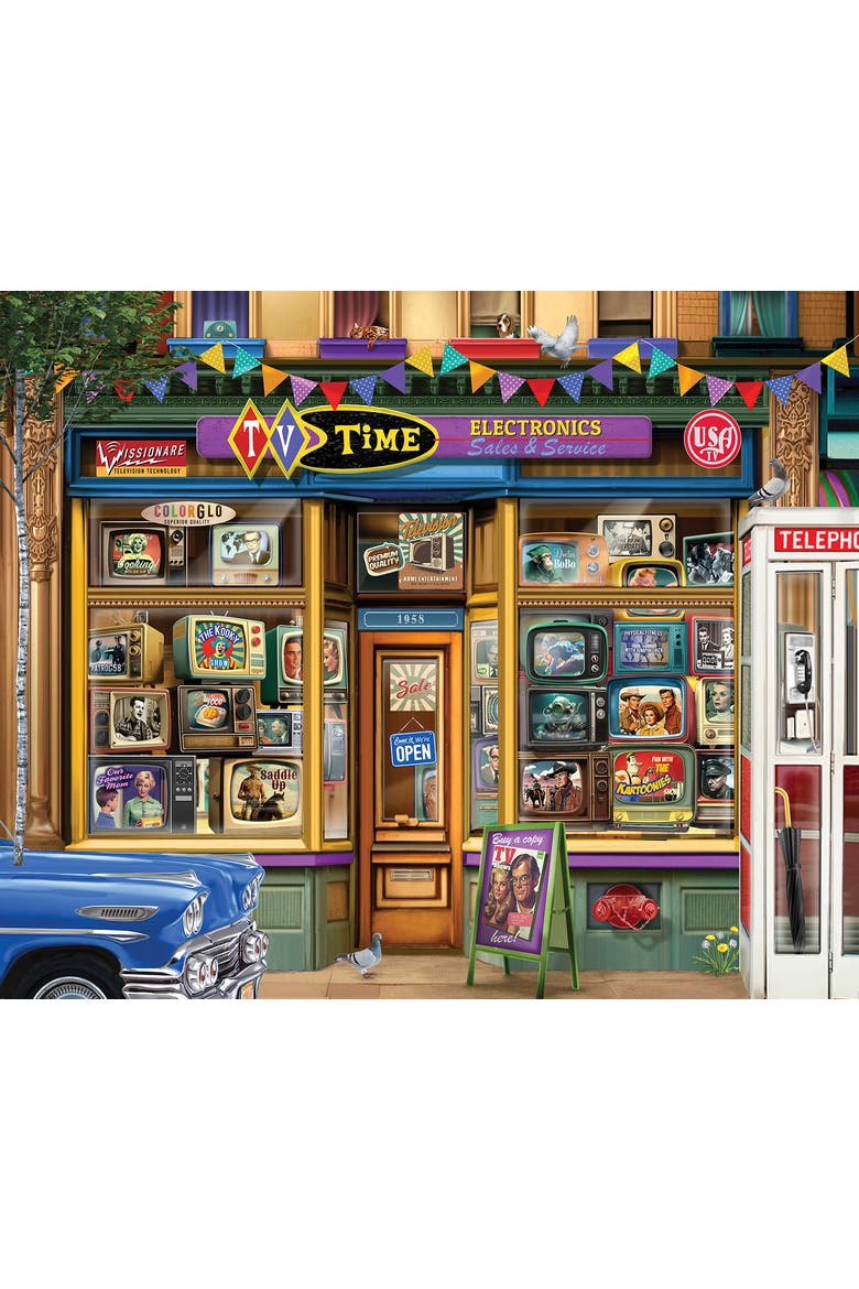 TV Time 1000 piece Jigsaw Puzzle for Adults, Alternate, color, Multicolor