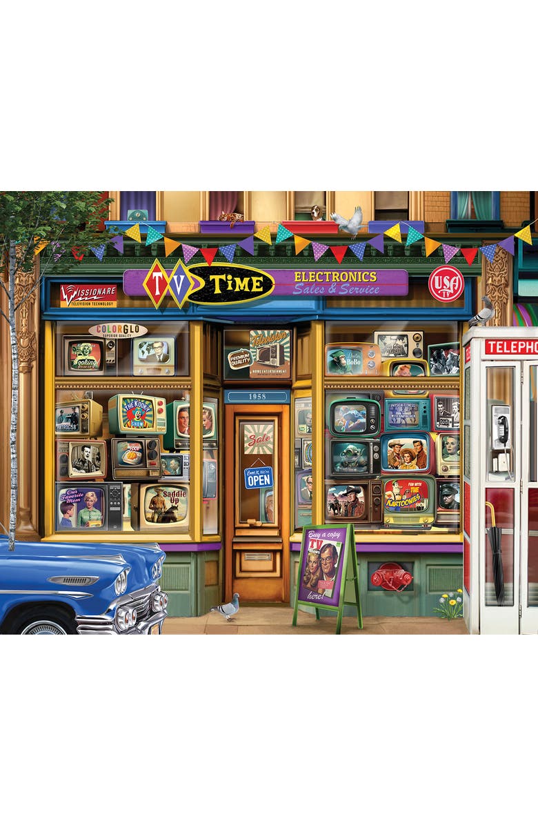 Sunsout TV Time 1000 piece Jigsaw Puzzle for Adults, Alternate, color, Multicolor