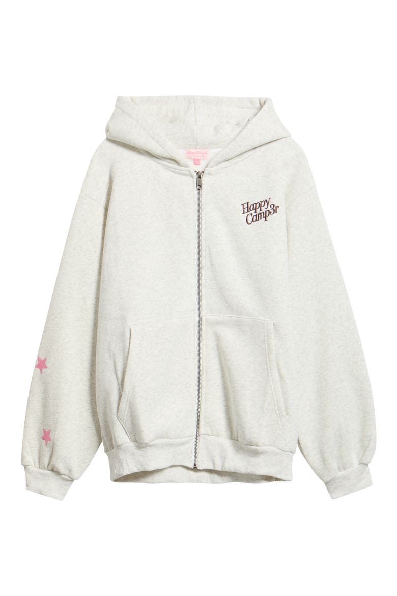 Chocolate Chip Cookies Zip Hoodie, Main, color, OATMEAL HEATHER GRAY