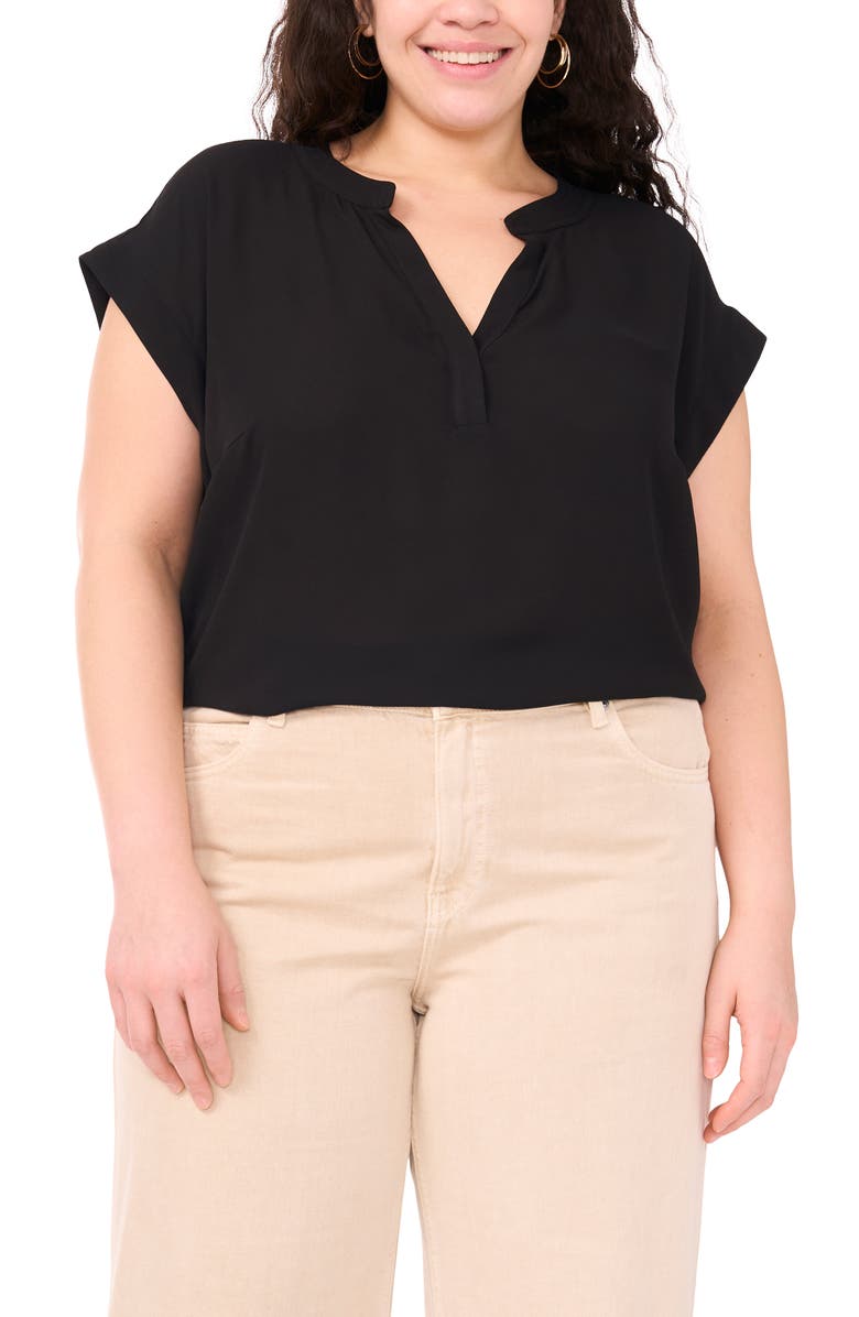Vince Camuto Split Neck Top | Nordstrom