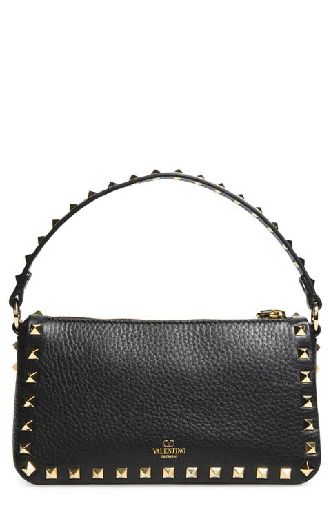Small Rockstud Leather Shoulder Bag