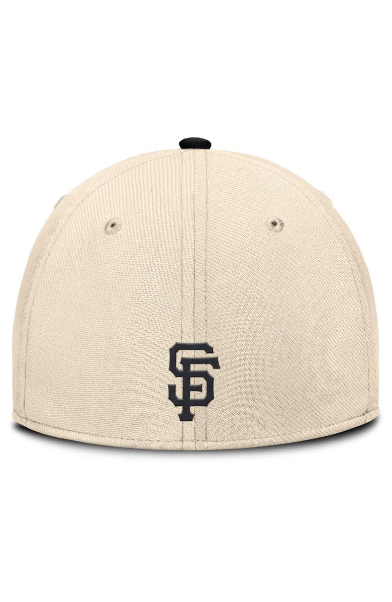 Nike Men's Nike Natural/Black San Francisco Giants Statement Rise Performance Flex Hat, Alternate, color, Natural