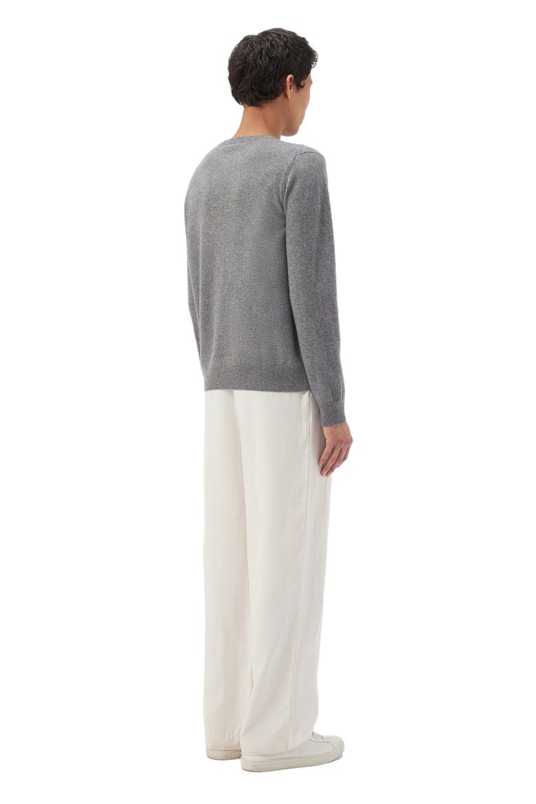 Essential Crewneck Cashmere Sweater, Alternate, color, dim gray