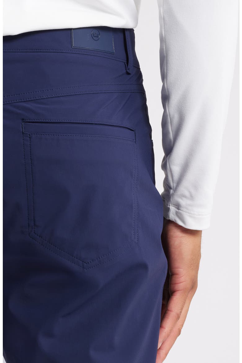 Bingham Tailored Fit Performance Knit Pants, Alternate, color, NAVY