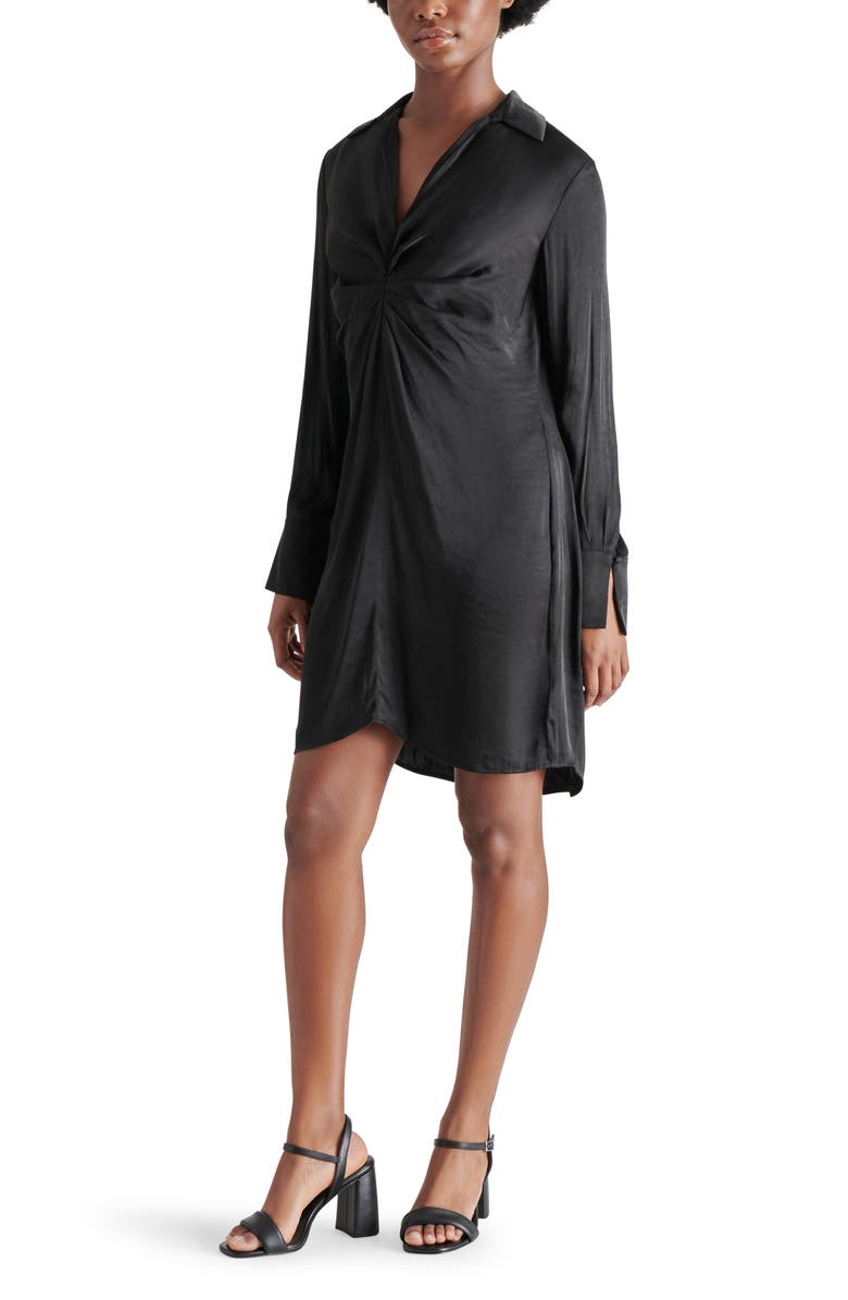 Steve Madden Joanna Long Sleeve Shirtdress, Alternate, color,