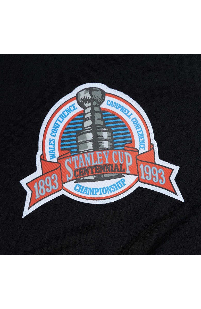 Mitchell & Ness Men's Mitchell & Ness Luc Robitaille Black Los Angeles Kings Alternate Captain Patch 1992/93 Blue Line Player Jersey, Alternate, color, 