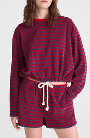 Madewell Tie-Waist Top in Terry