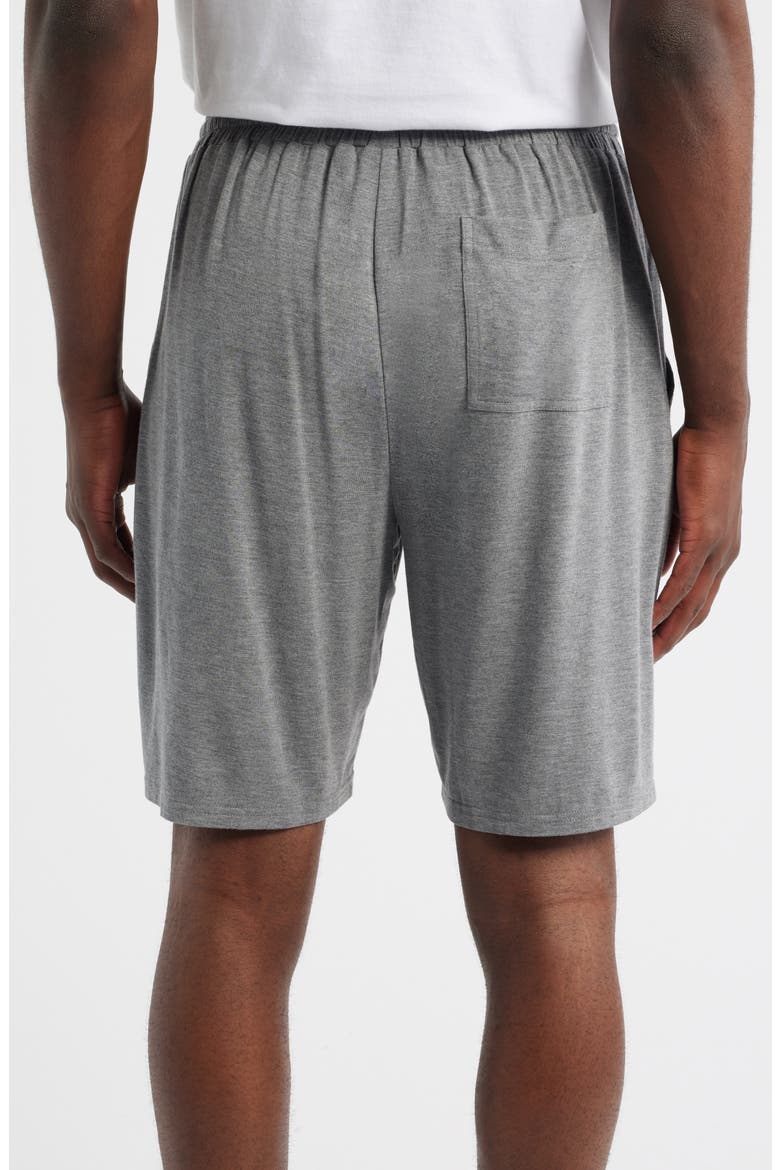 Moonlight Modal Blend Drawstring Lounge Shorts, Alternate, color, GREY DARK HEATHER
