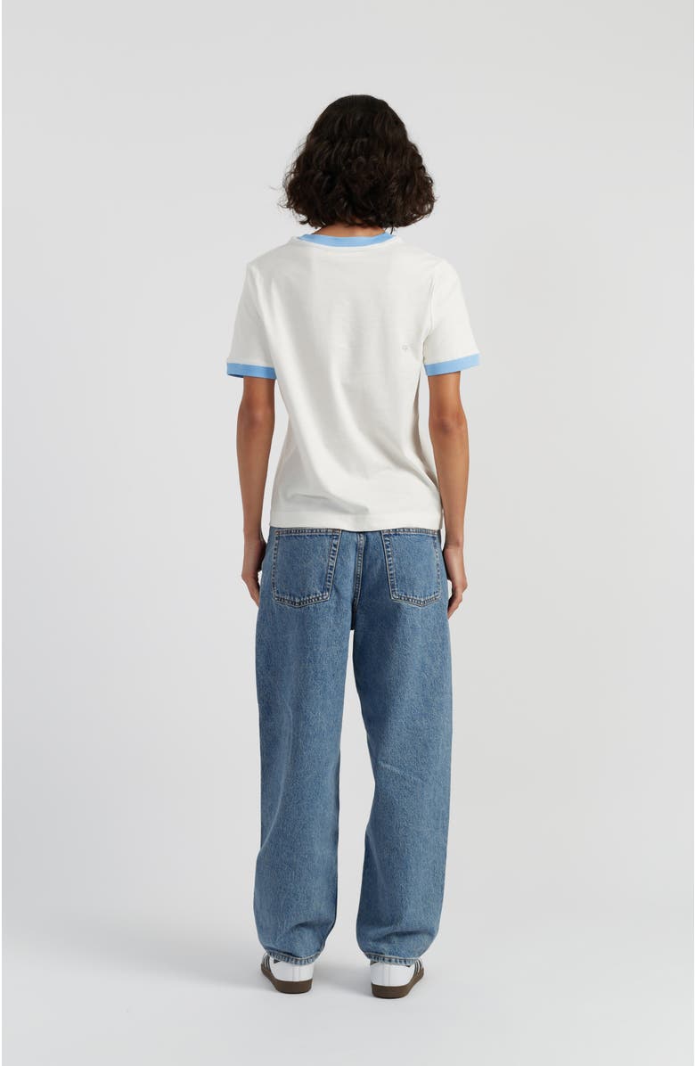 Chinti & Parker Snoopy Athletics Graphic Cotton Tee, Alternate, color, Cream