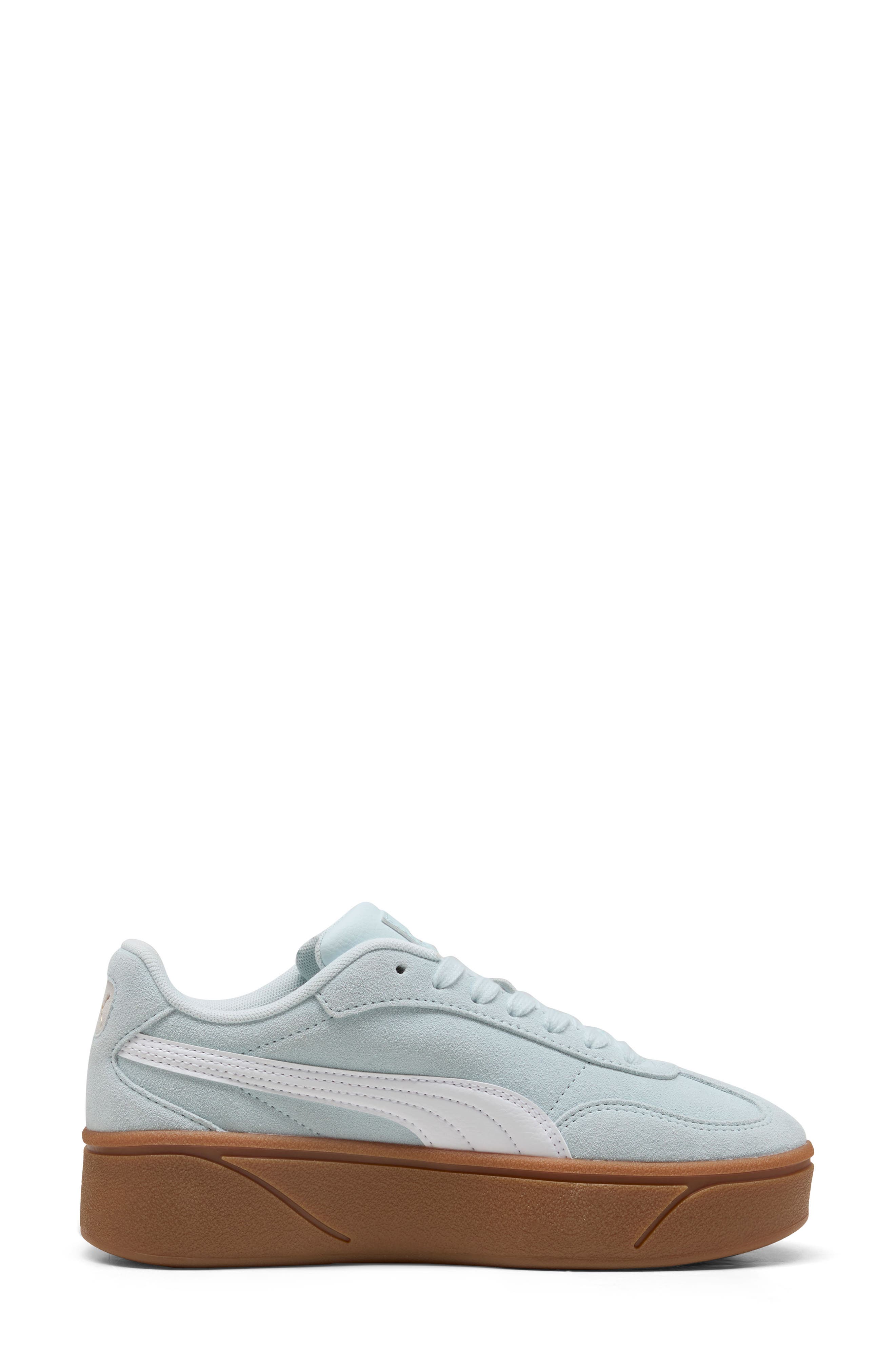Club II Era Platform Sneaker, Alternate, color, AQUA GLOW/ PUMA WHITE