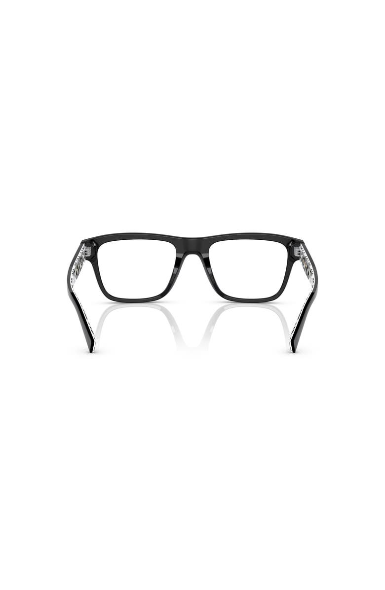 Dolce&Gabbana 51mm Square optical glasses, Alternate, color, Black