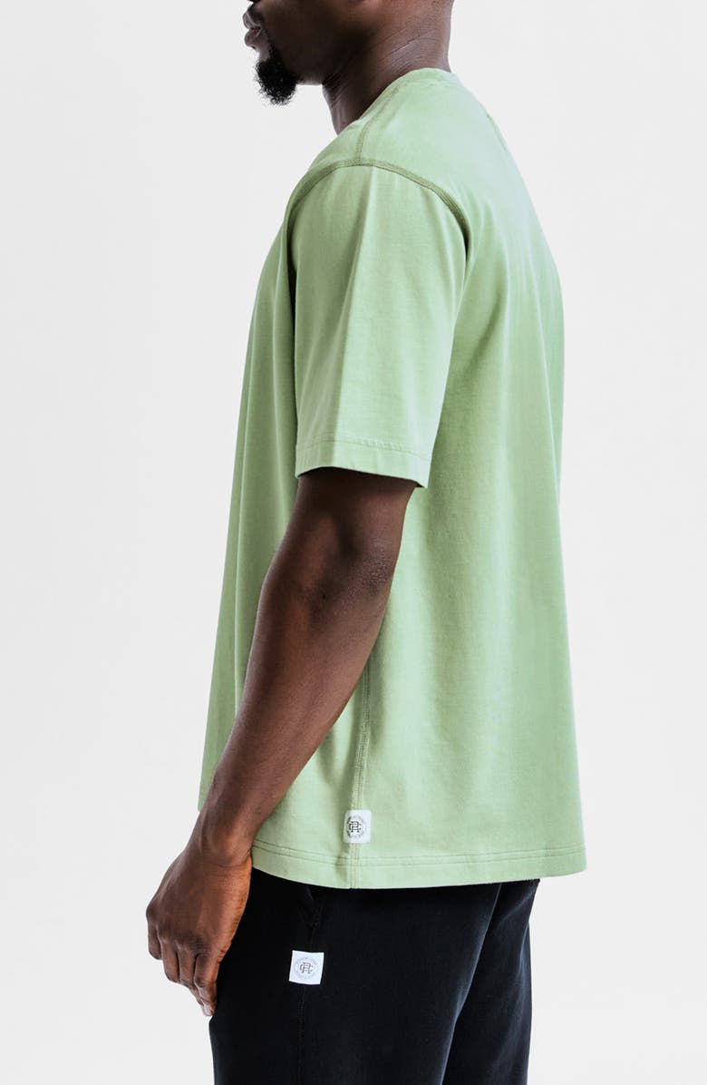 Reigning Champ Midweight Jersey T-Shirt, Alternate, color, Mineral Green