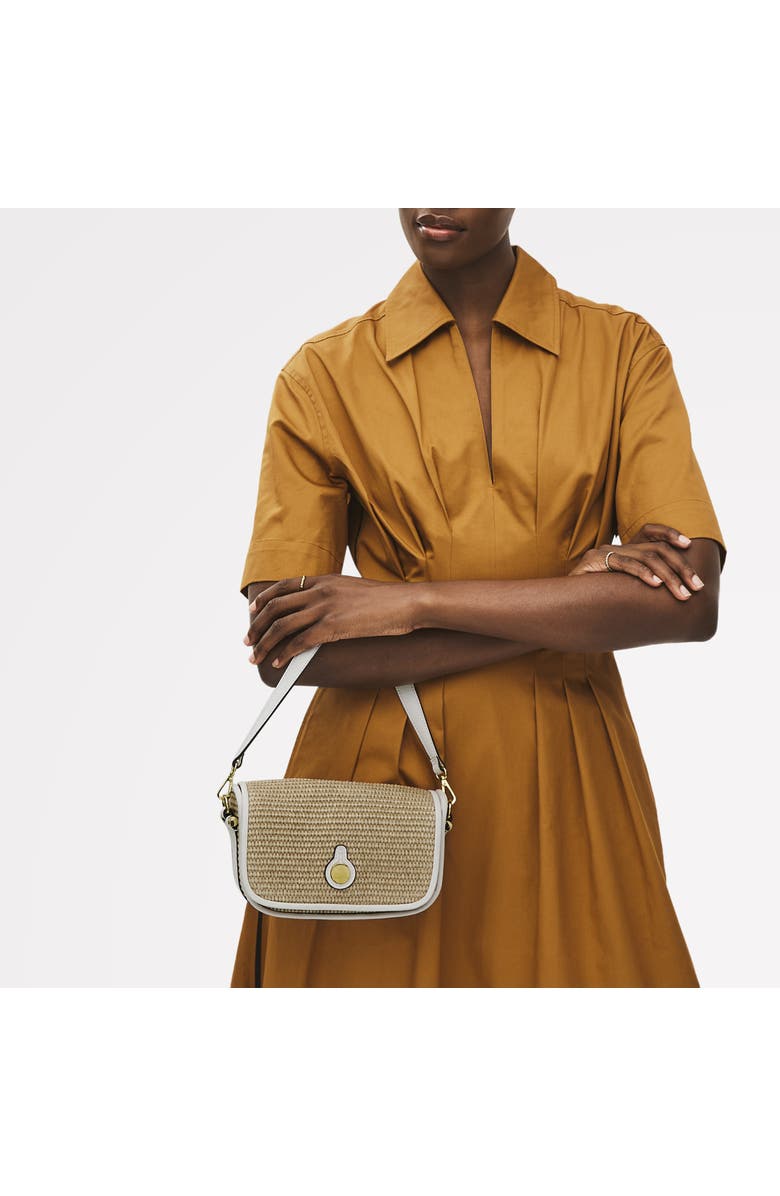 Radley Bathurst Mews - Raffia Small Flapover Crossbody Bag, Alternate, color,