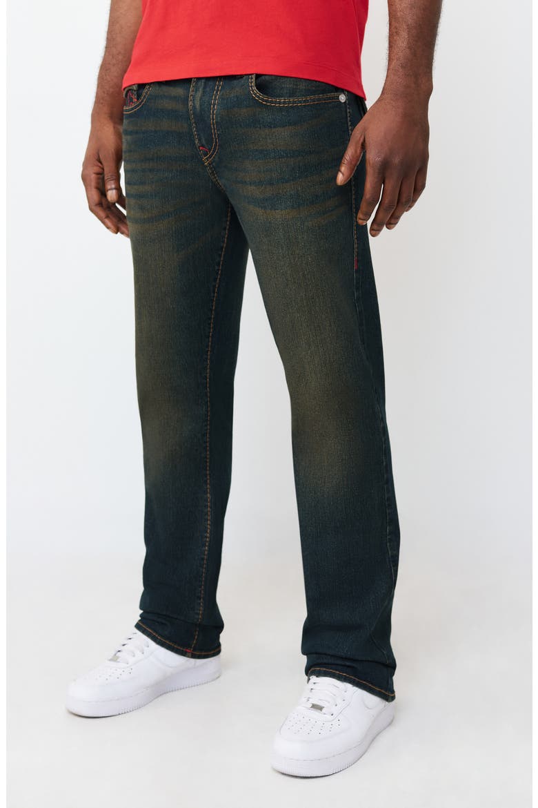 Ricky Flap Pocket Straight Leg Jeans, Alternate, color, DARK ECLIPSE WASH