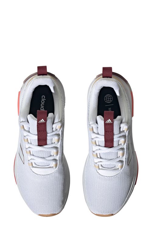 Adidas Originals Adidas Racer Tr23 Running Sneaker In White/white/bright Red