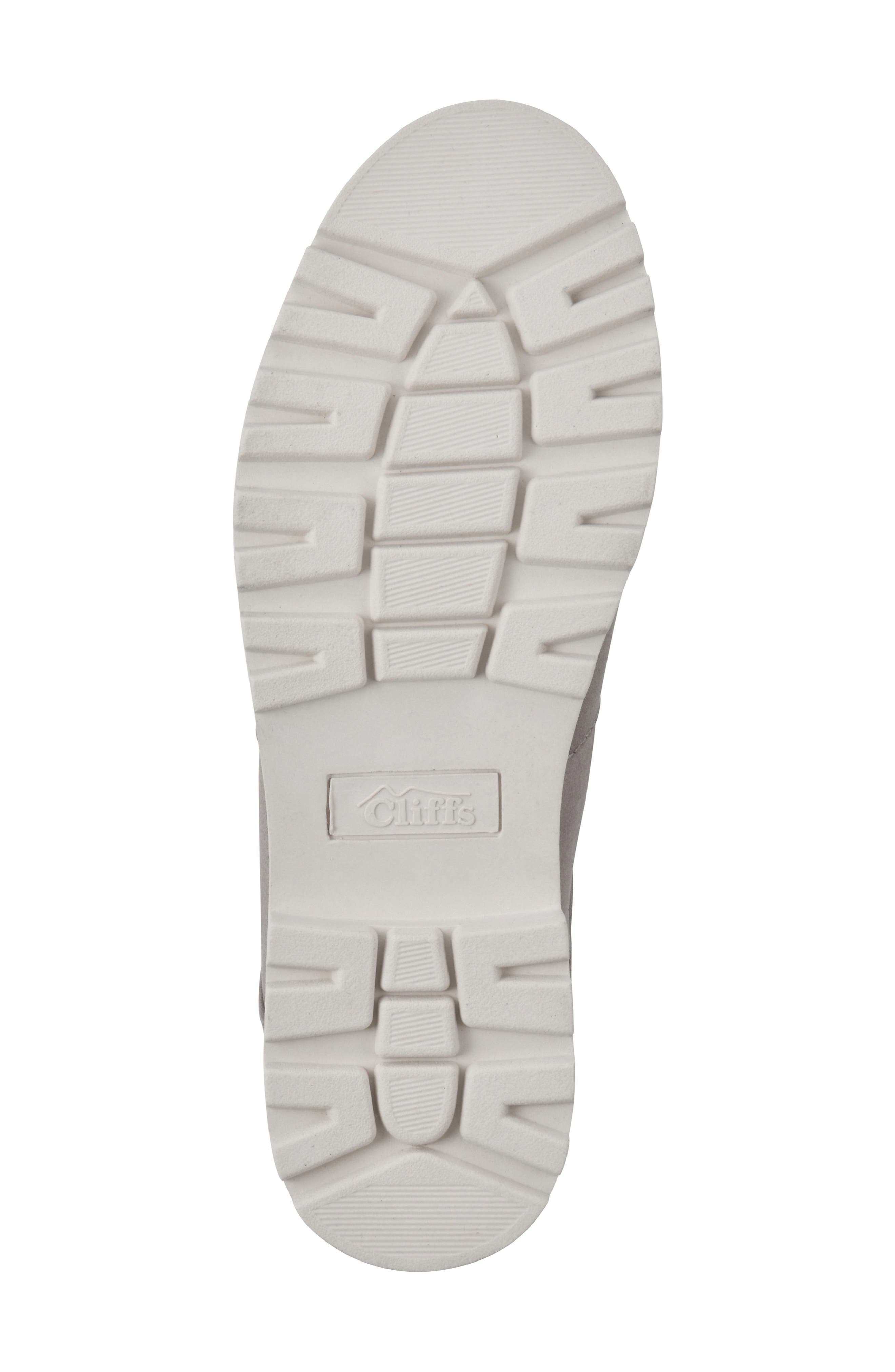 CLIFFS BY WHITE MOUNTAIN Connie Lace-up Lug Sole Boot, Alternate, color, Ice/ Fabric