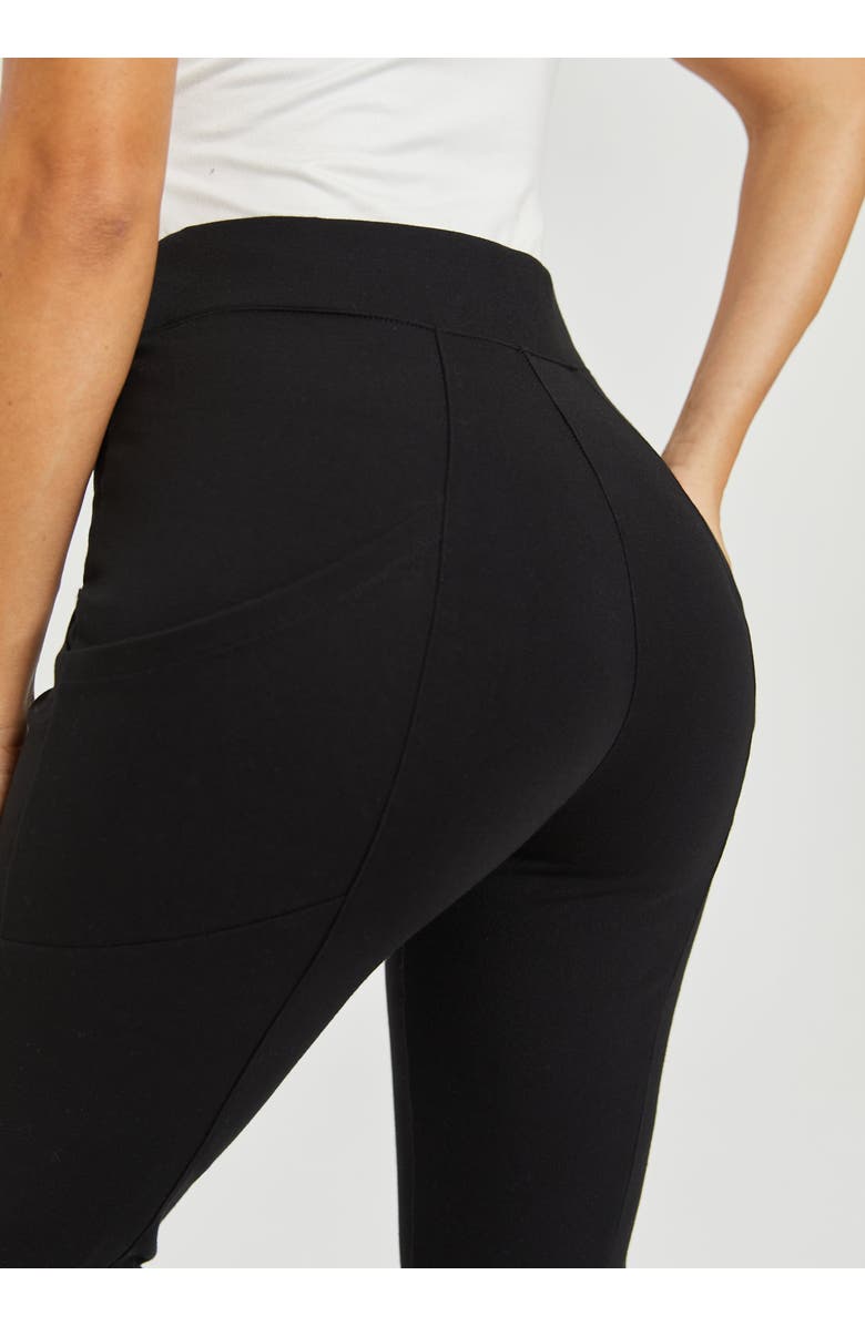 Betabrand Journey DPYP Dress Pant Yoga Pant Bootcut, Alternate, color, Black