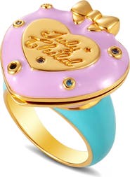 July Child Once Upon a Time Locket Ring