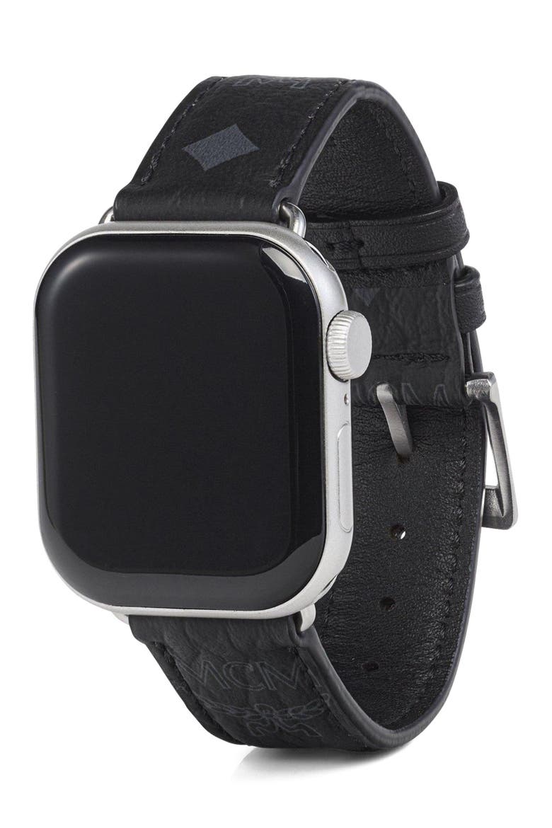 Apple Watch Band in Visetos, Main, color, Black