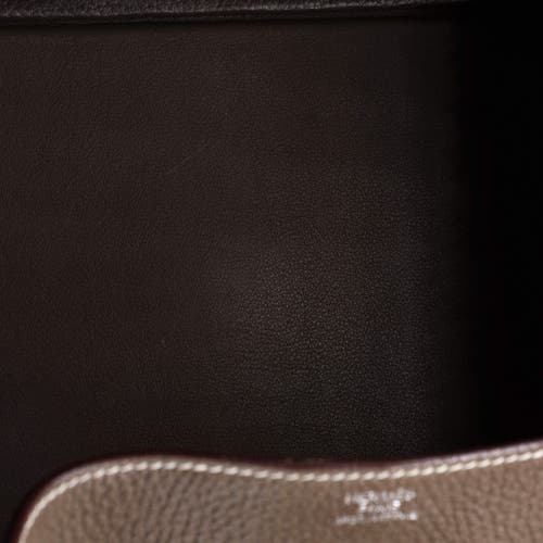 Pre-owned Hermes Hermes Lindy Bag Clemence 30 In Brown