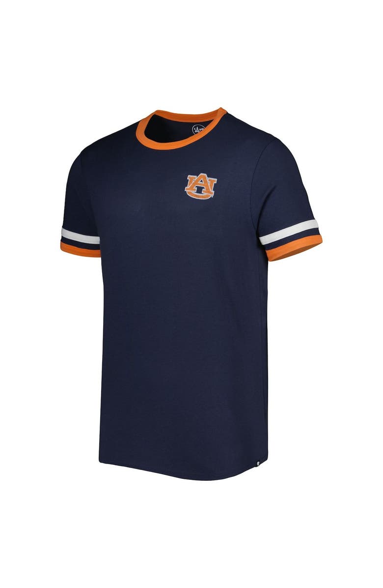 '47 Men's '47 Navy Auburn Tigers Otis Ringer T-Shirt, Alternate, color, 