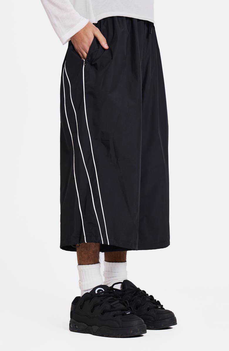 JADED LONDON Microfiber Ripstop Shorts, Alternate, color, Black