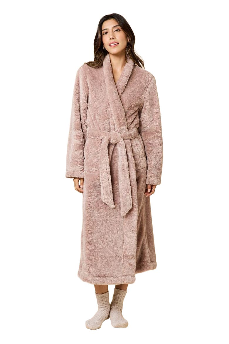 DreamPlush Wrap Robe, Main, color, Coco