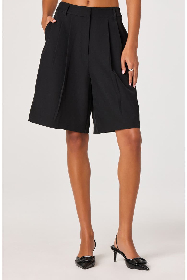 Bermuda Shorts, Main, color, BLACK