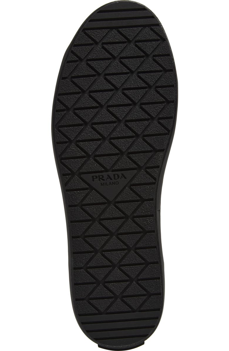 Prada Smooth Sneaker, Alternate, color, Nero