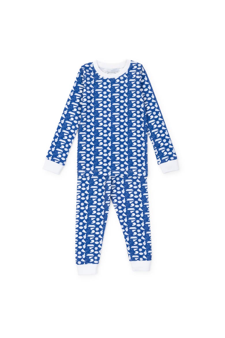 Grayson Pajama Pant Set, Main, color, Pep Rally Blue