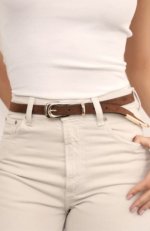 Ettika Liquid Metal Western Buckle Belt
