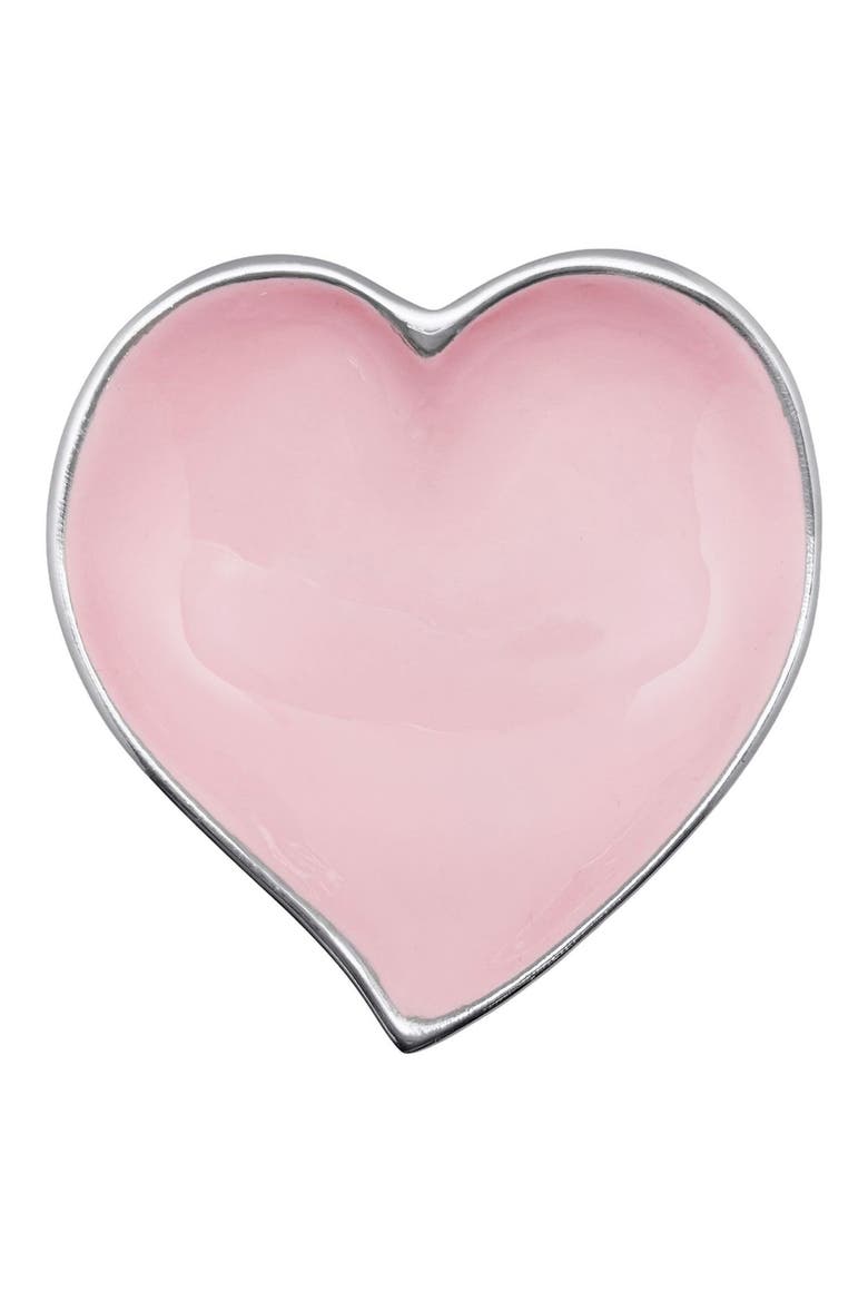 Pink Heart Trinket Dish, Main, color, PINK